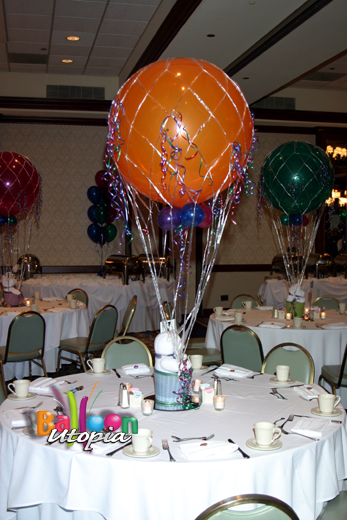 Hot Air Balloon Centerpiece