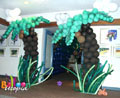 palm tree entrance 