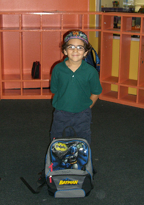 shor first day of KINDERGARTEN 